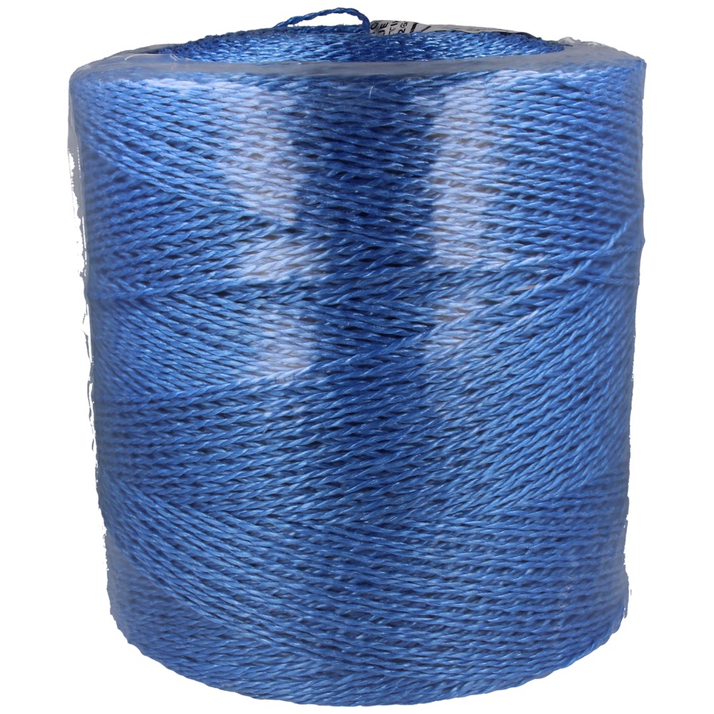 Doektrek touw PP blauw, 1800 mtr (ca. 90 kg trekkracht)