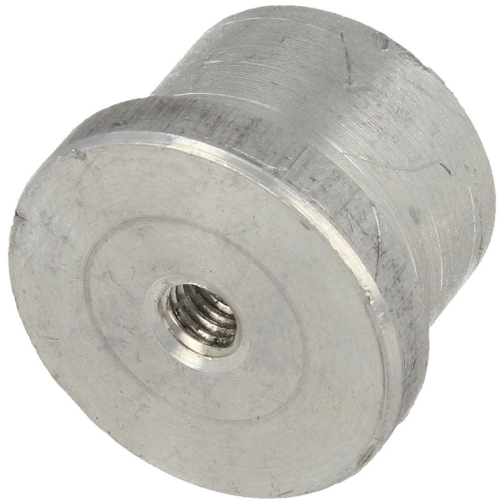 55.00.0448510 Closing cap alu. for tube Ø27 mm with threaded hole M6