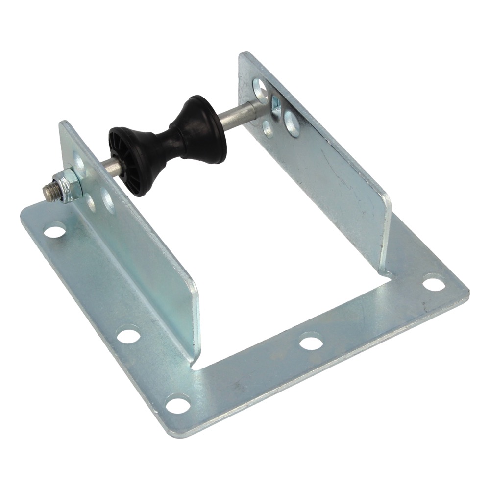 60.11.1250.20 Guiding bracket el.galv. with small wheel type A (for Ø27/32 with tube Ø19 mm)