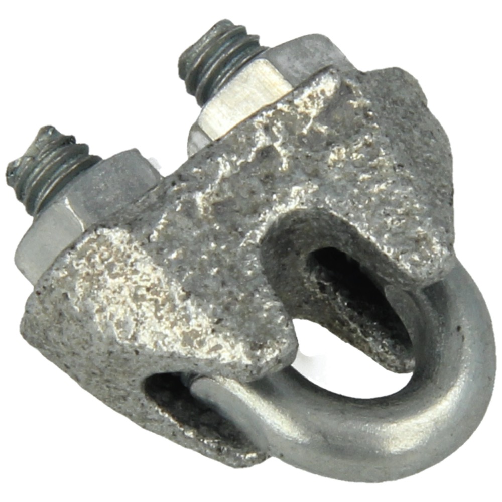 Steel wire clamp 1/8"