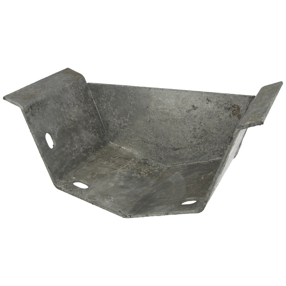 Endcap hd.galv. for APD175½mm-gutter, welded