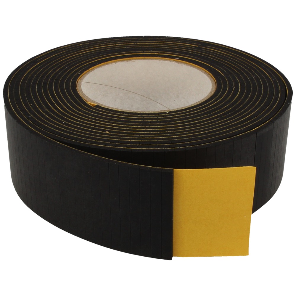 62.58.1327.01 Support rubber, 50x 5x3 mm self adhesive