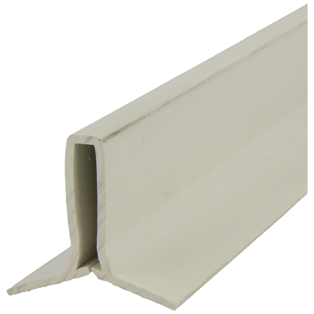 62.59.3841.00 Cover strip plas. for steel T30-glazing bar, L=6120 mm white
