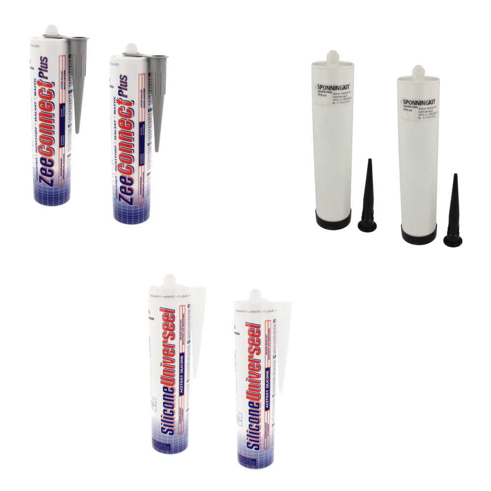 Sealants, glues and accessories