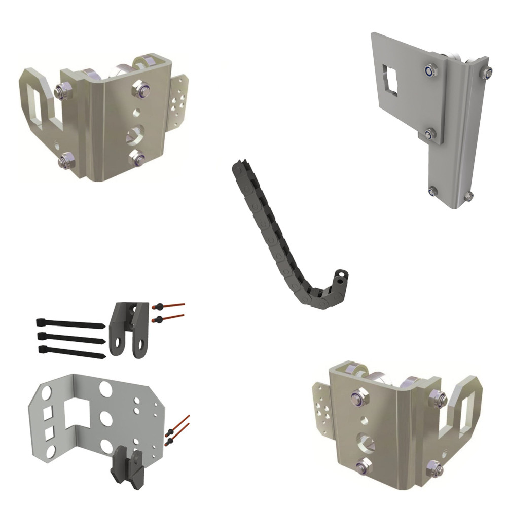 Guiding units and accessories Guiding units, guiding profiles, brackets etc.